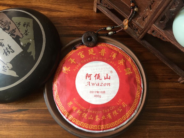 2017 Awazon Fine - Aged Royal Pu - erh - 400g - The Honourable Tea Company