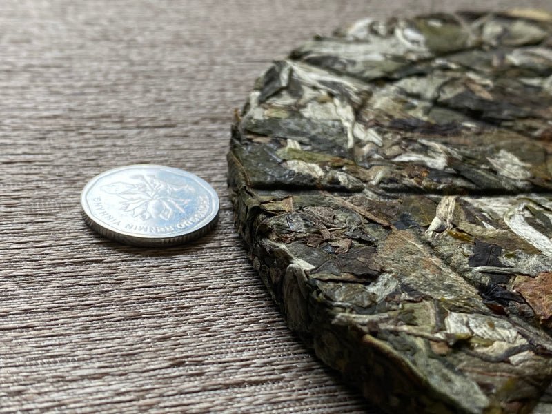 2020 Yunnan Old Tree Tea Moonlight White Tea Cake - 100g - The Honourable Tea Company